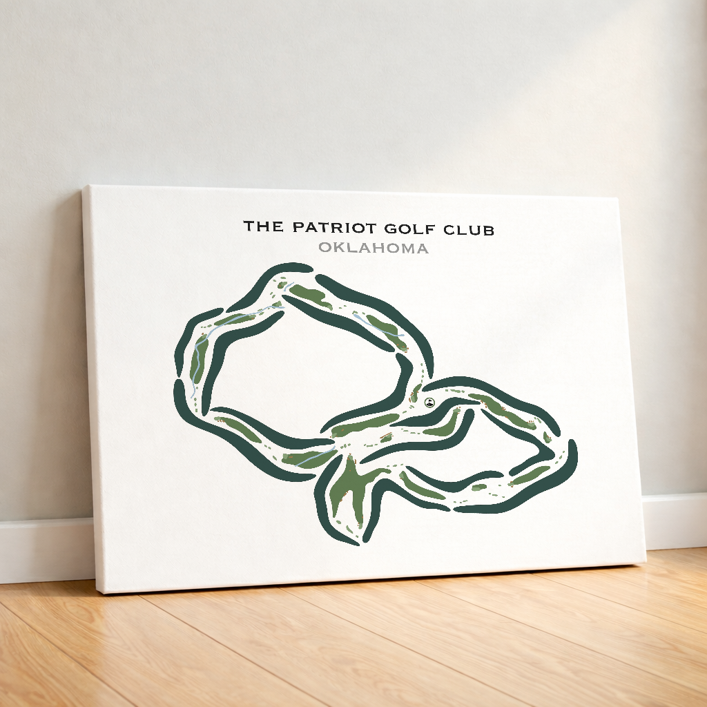 The Patriot Golf Club, Oklahoma - Printed Golf Courses