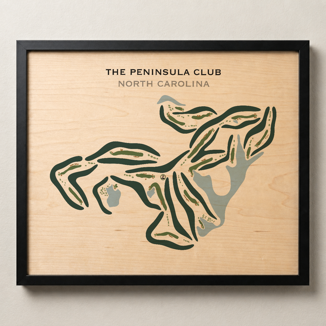 The Peninsula Club, North Carolina - Printed Golf Courses
