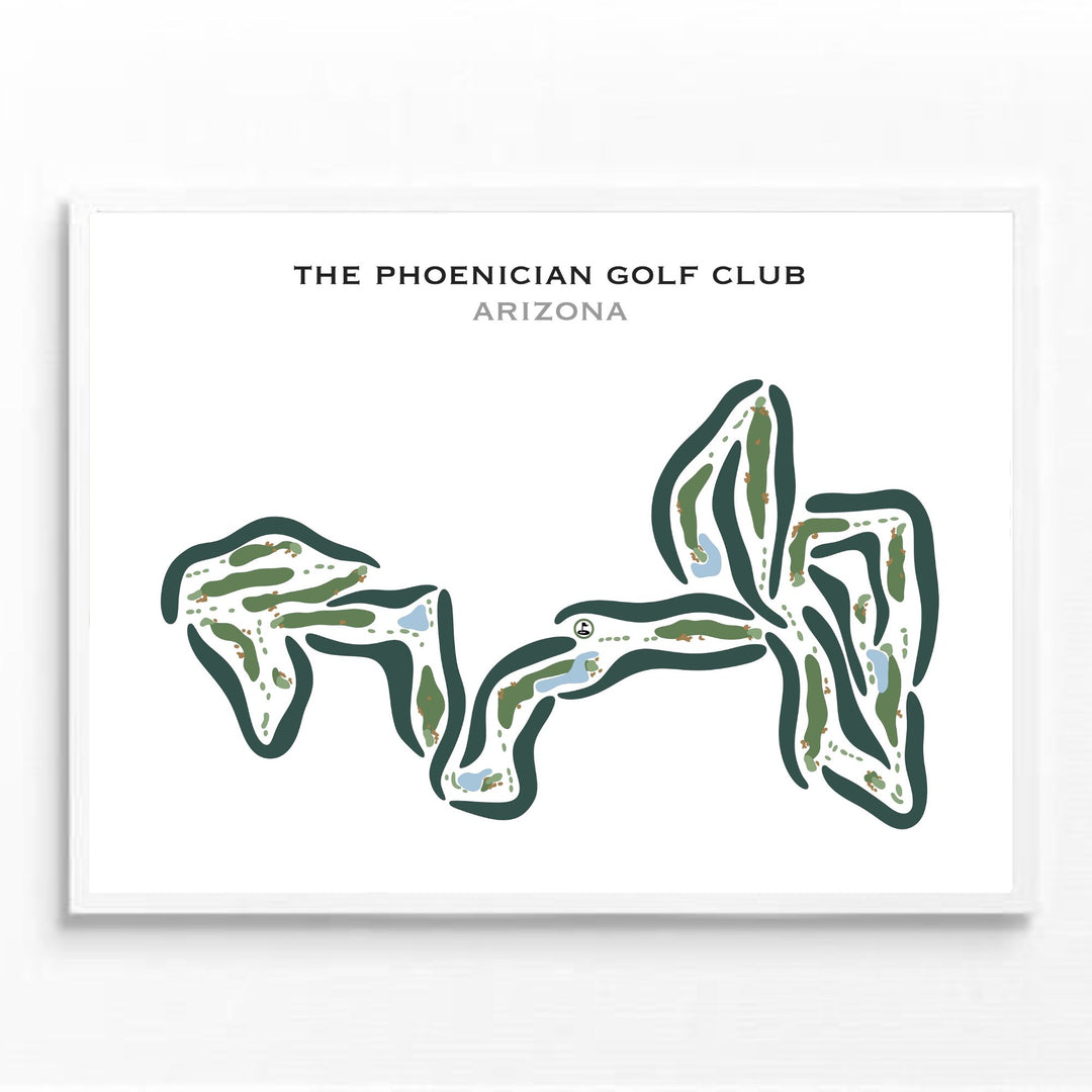 The Phoenician Golf Club, Arizona - Printed Golf Course