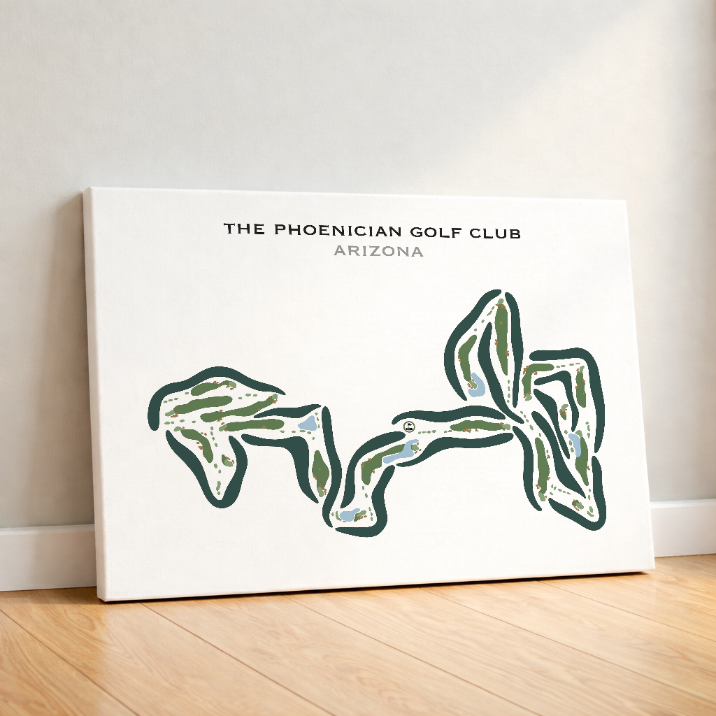 The Phoenician Golf Club, Arizona - Printed Golf Course