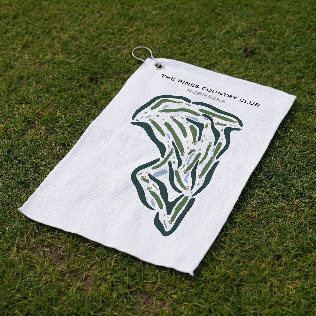 The Pines Country Club, Nebraska - Printed Golf Courses