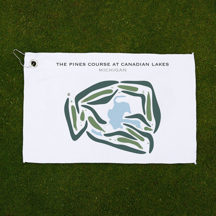 The Pines at Canadian Lakes, Michigan - Printed Golf Courses