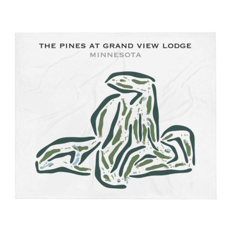 The Pines Golf Course at Grand View Lodge, Minnesota - Printed Golf Courses