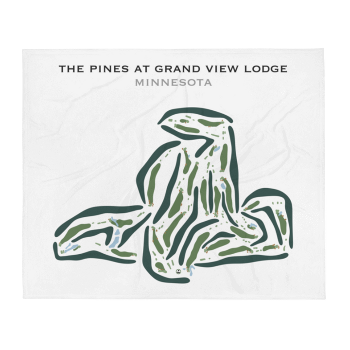 The Pines Golf Course at Grand View Lodge, Minnesota - Printed Golf Courses