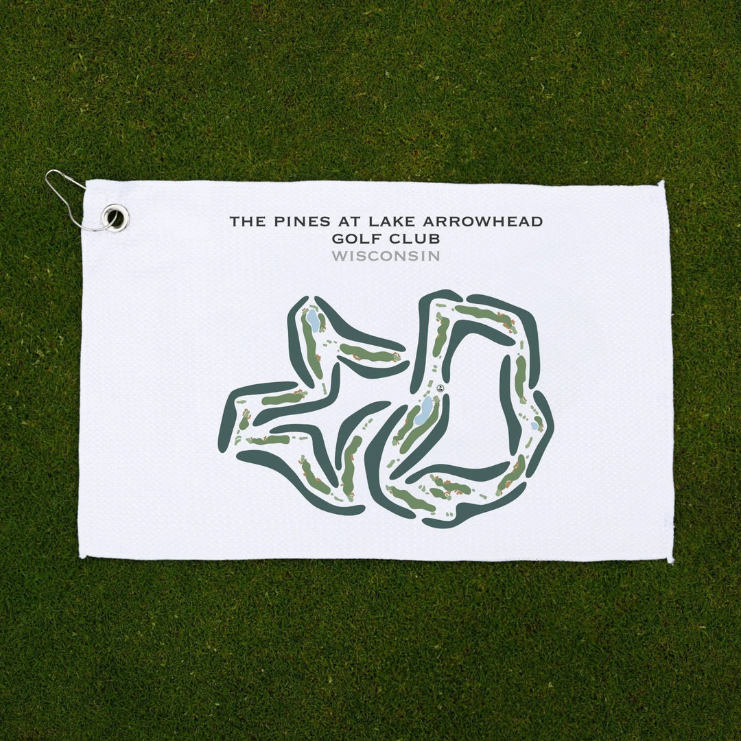 The Pines at Lake Arrowhead Golf Club, Wisconsin - Printed Golf Courses