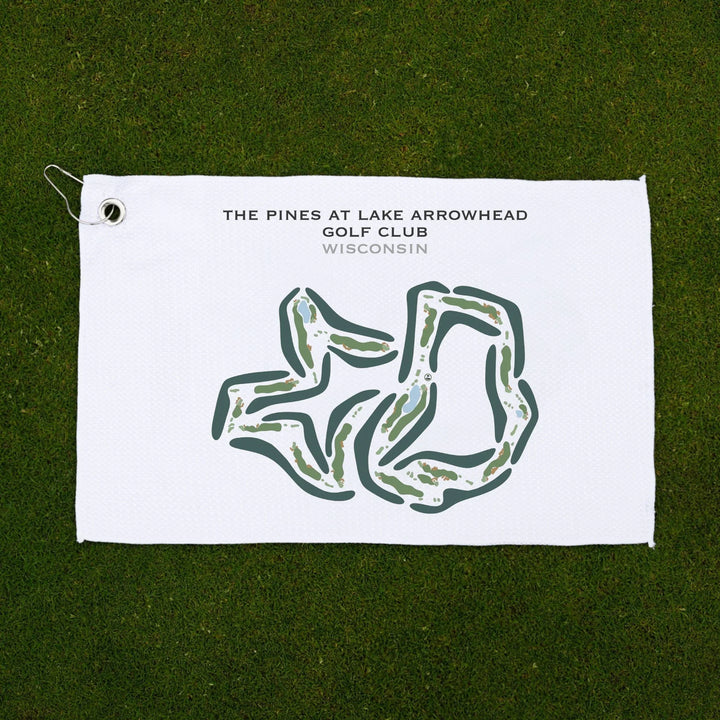 The Pines at Lake Arrowhead Golf Club, Wisconsin - Printed Golf Courses