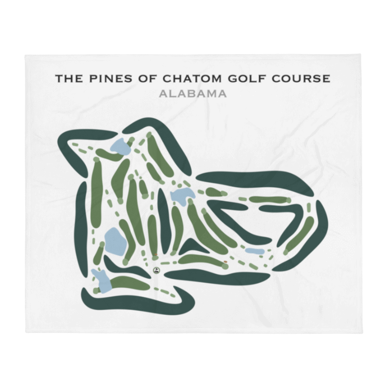 The Pines of Chatom Golf Course, Alabama - Printed Golf Courses
