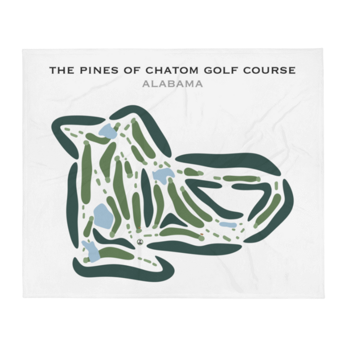 The Pines of Chatom Golf Course, Alabama - Printed Golf Courses