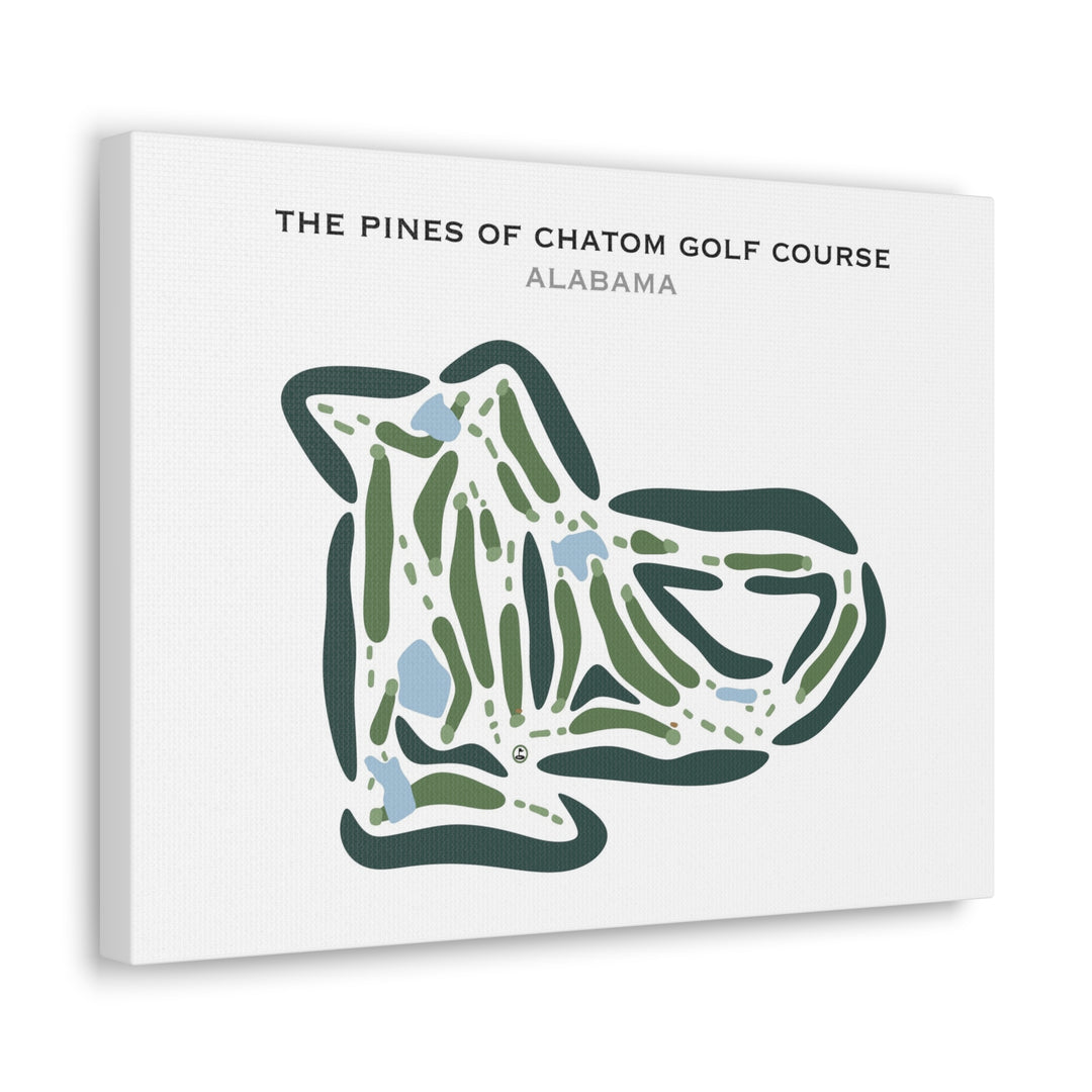 The Pines of Chatom Golf Course, Alabama - Printed Golf Courses