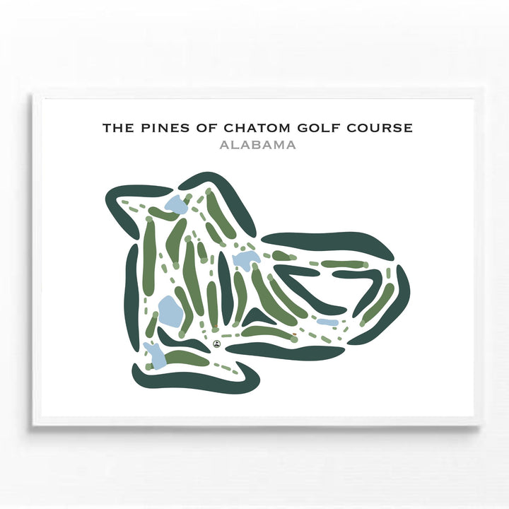The Pines of Chatom Golf Course, Alabama - Printed Golf Courses