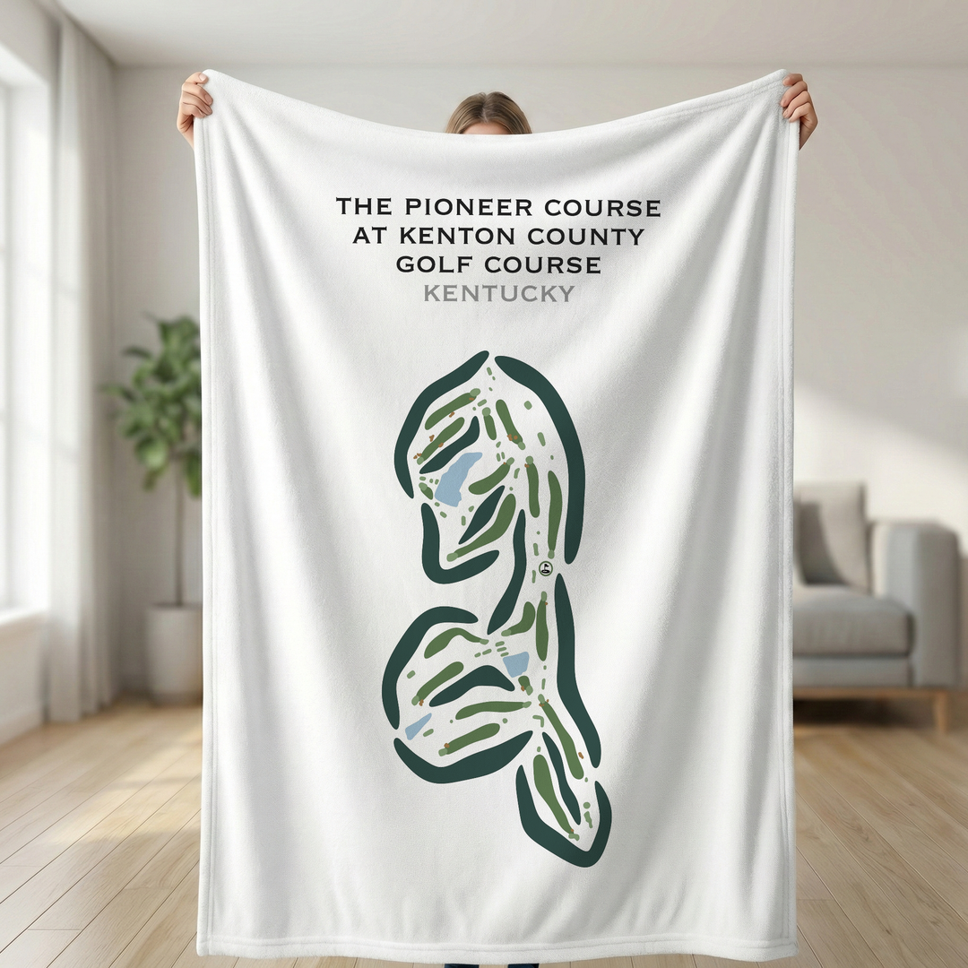 The Pioneer Course at Kenton County Golf Course, Kentucky - Printed Golf Courses