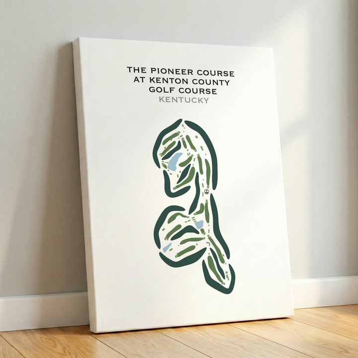 The Pioneer Course at Kenton County Golf Course, Kentucky - Printed Golf Courses