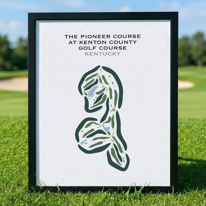 The Pioneer Course at Kenton County Golf Course, Kentucky - Printed Golf Courses