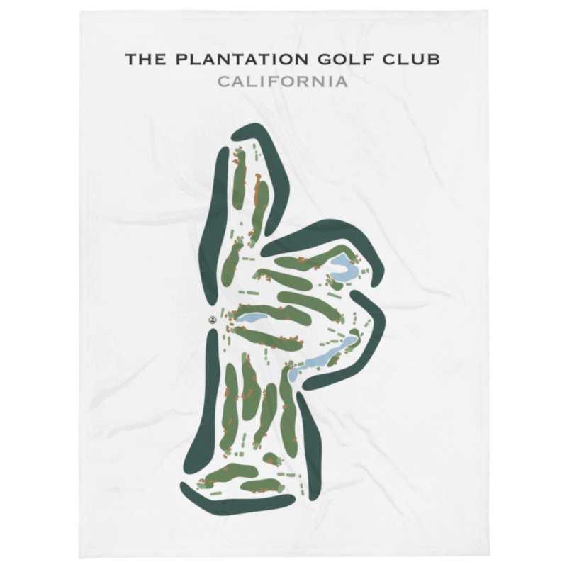 The Plantation Golf Club, California - Printed Golf Courses