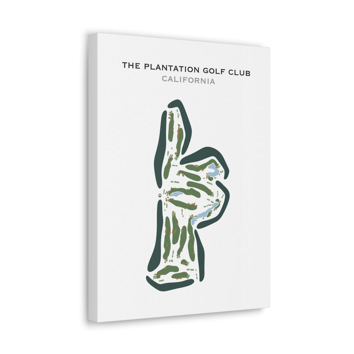 The Plantation Golf Club, California - Printed Golf Courses