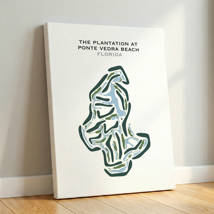 The Plantation at Ponte Vedra Beach, Florida - Printed Golf Courses