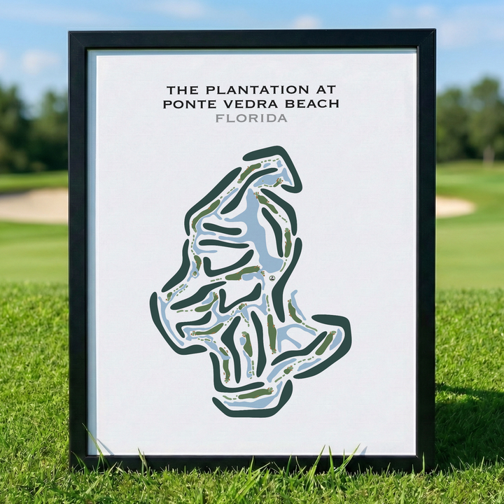 The Plantation at Ponte Vedra Beach, Florida - Printed Golf Courses