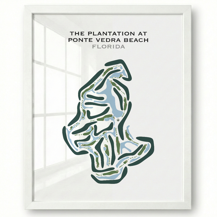 The Plantation at Ponte Vedra Beach, Florida - Printed Golf Courses