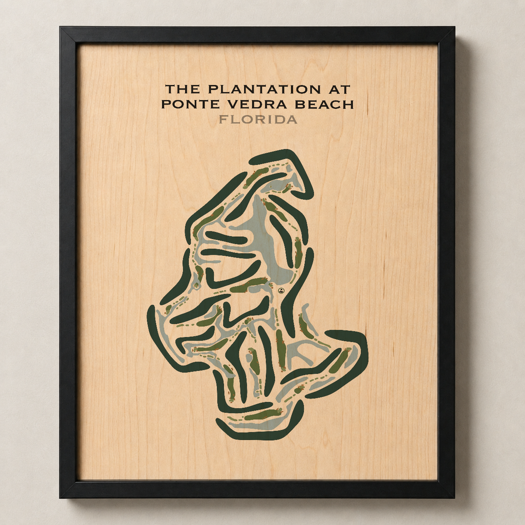The Plantation at Ponte Vedra Beach, Florida - Printed Golf Courses