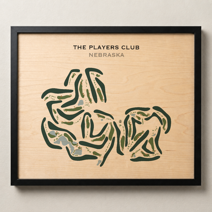 The Players Club, Nebraska - Printed Golf Courses