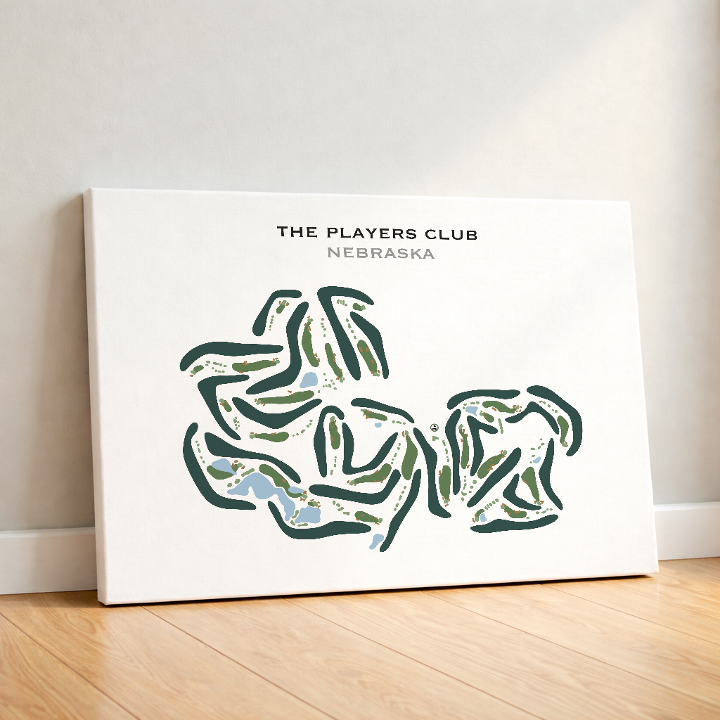 The Players Club, Nebraska - Printed Golf Courses