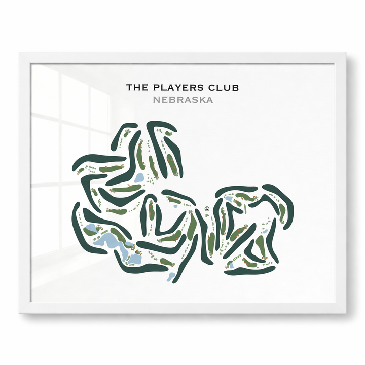 The Players Club, Nebraska - Printed Golf Courses