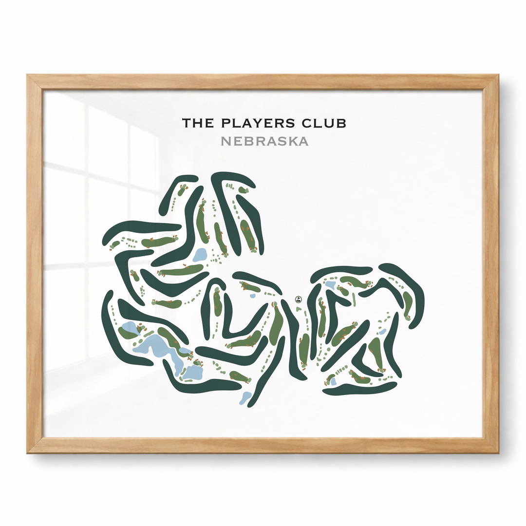The Players Club, Nebraska - Printed Golf Courses