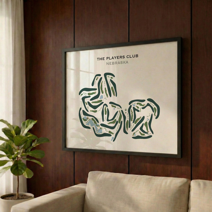 The Players Club, Nebraska - Printed Golf Courses