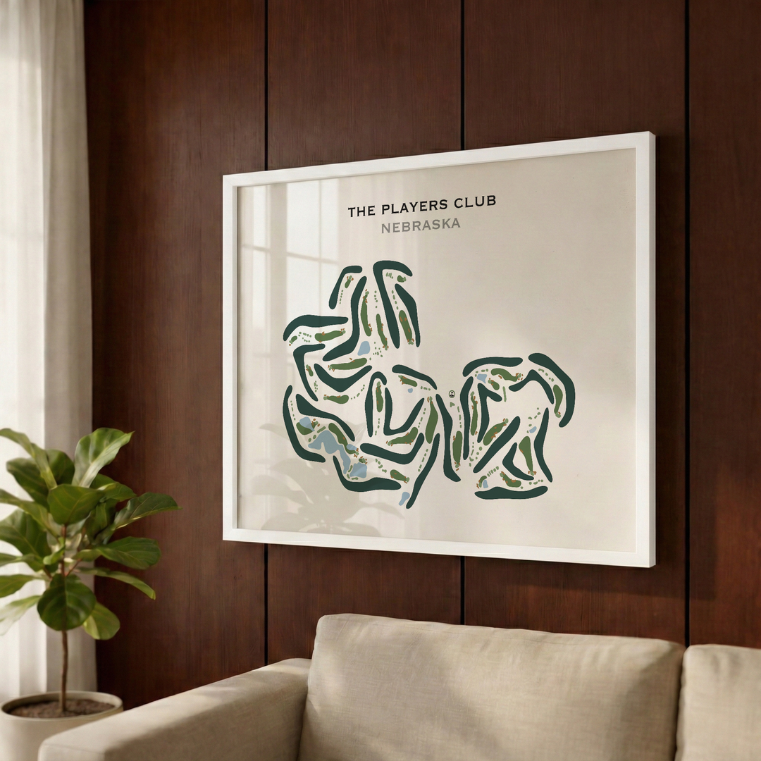 The Players Club, Nebraska - Printed Golf Courses