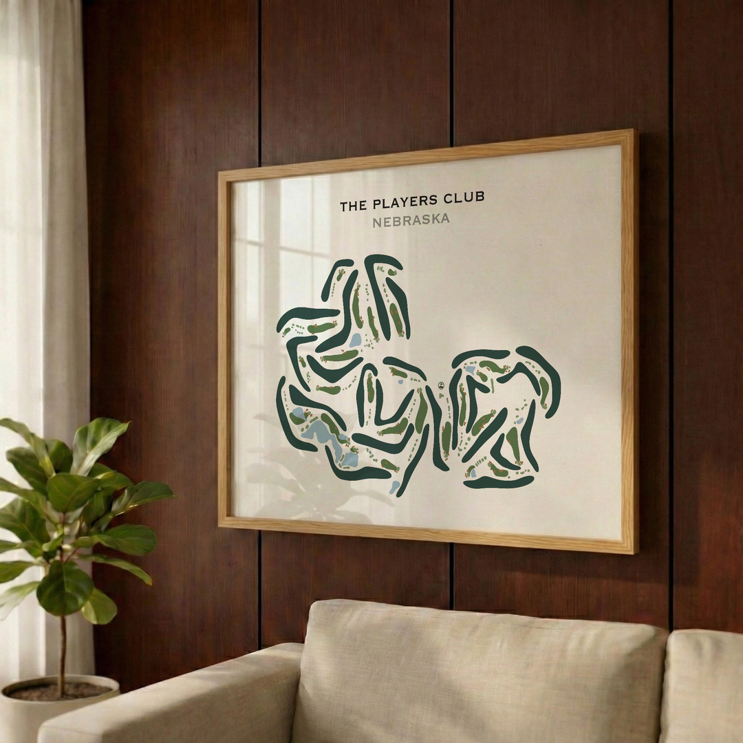 The Players Club, Nebraska - Printed Golf Courses