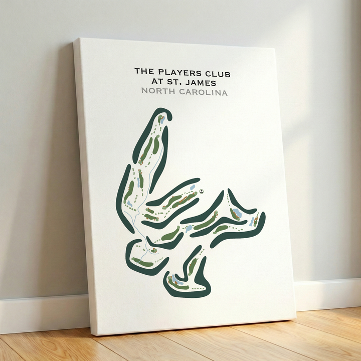 The Players Club at St. James, North Carolina - Printed Golf Courses