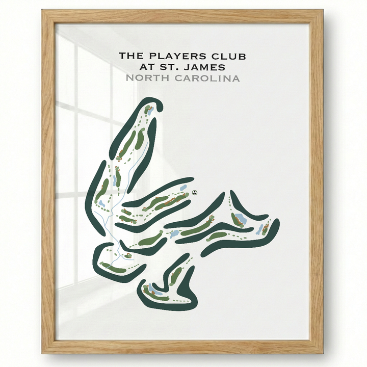 The Players Club at St. James, North Carolina - Printed Golf Courses