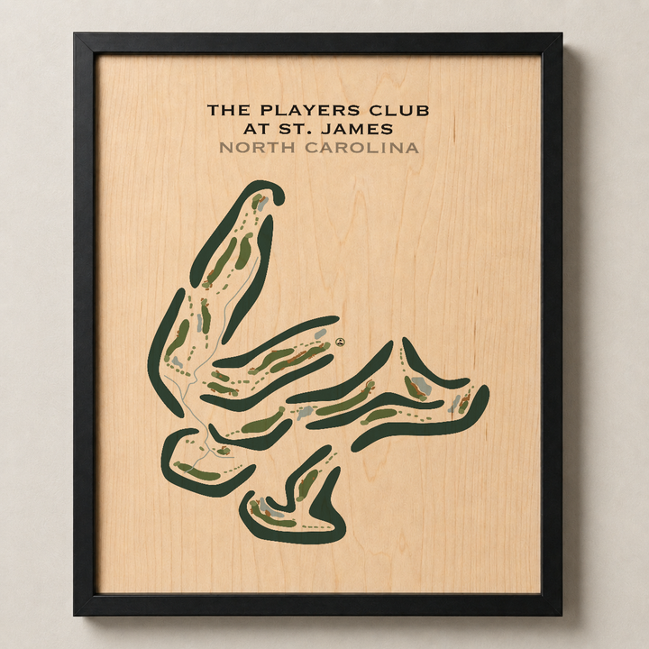 The Players Club at St. James, North Carolina - Printed Golf Courses