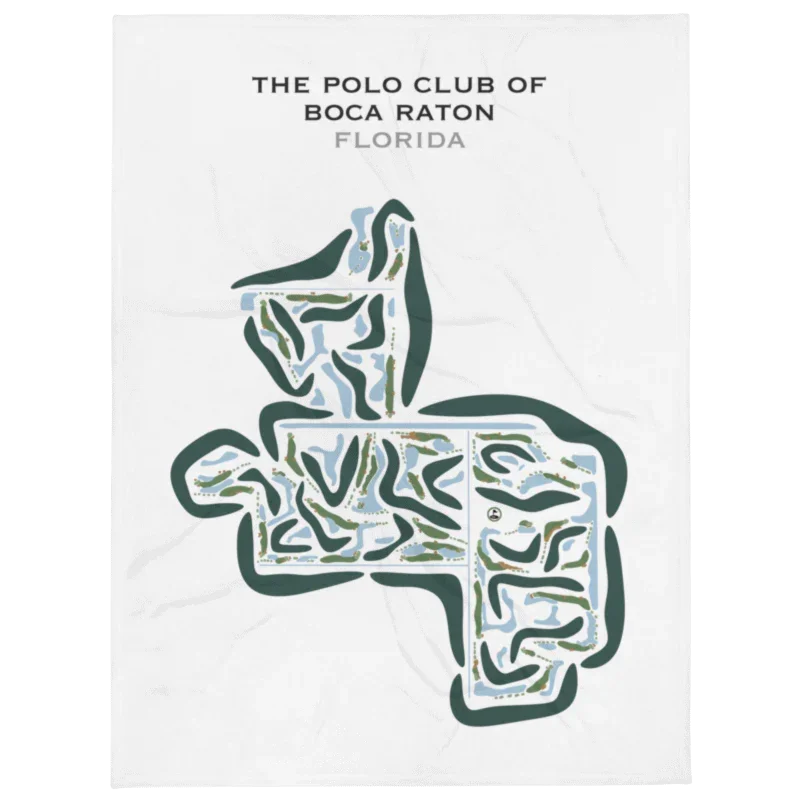 The Polo Club of Boca Raton, Florida - Printed Golf Courses