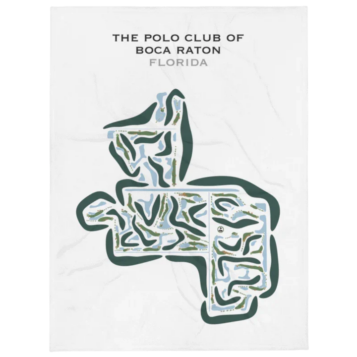 The Polo Club of Boca Raton, Florida - Printed Golf Courses