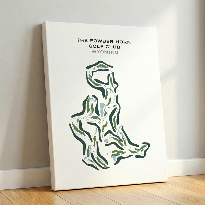 The Powder Horn Golf Club, Wyoming - Printed Golf Course