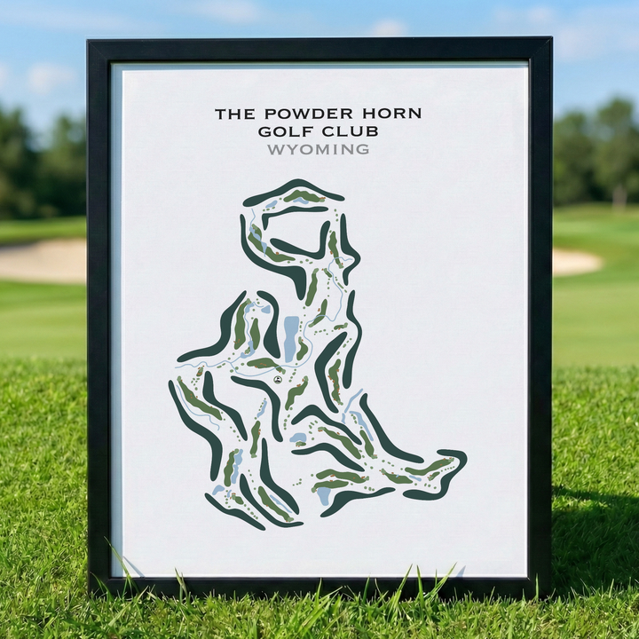 The Powder Horn Golf Club, Wyoming - Printed Golf Course