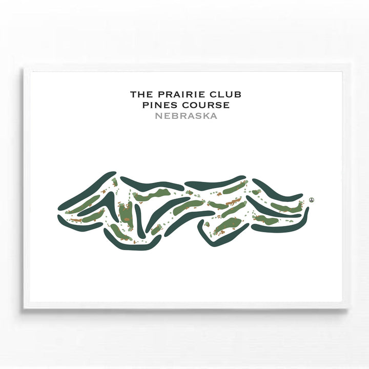 The Prairie Club - Pines Course, Nebraska - Printed Golf Courses