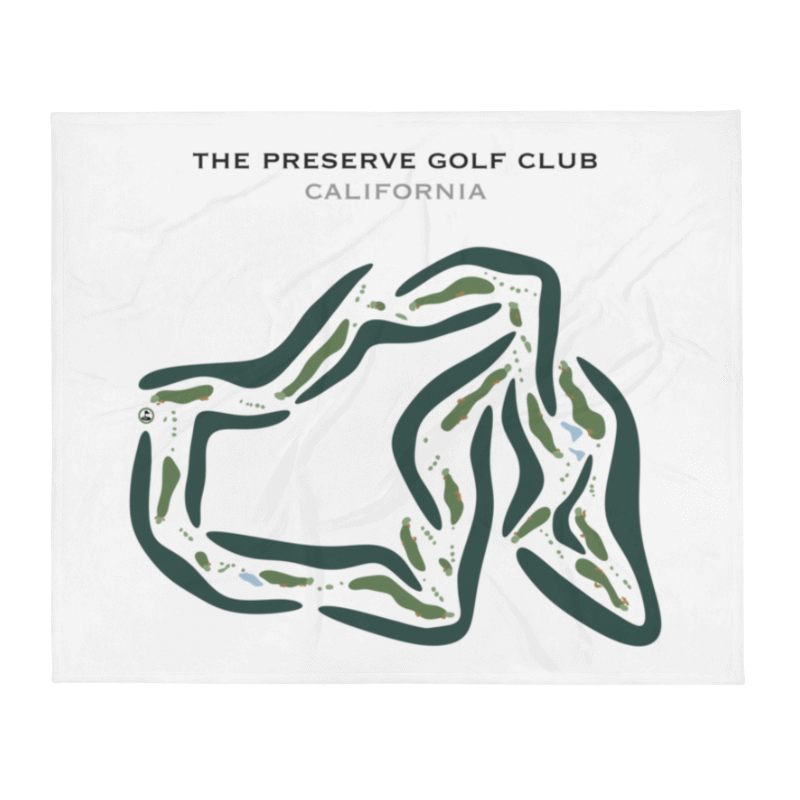 The Preserve Golf Club, California - Printed Golf Courses