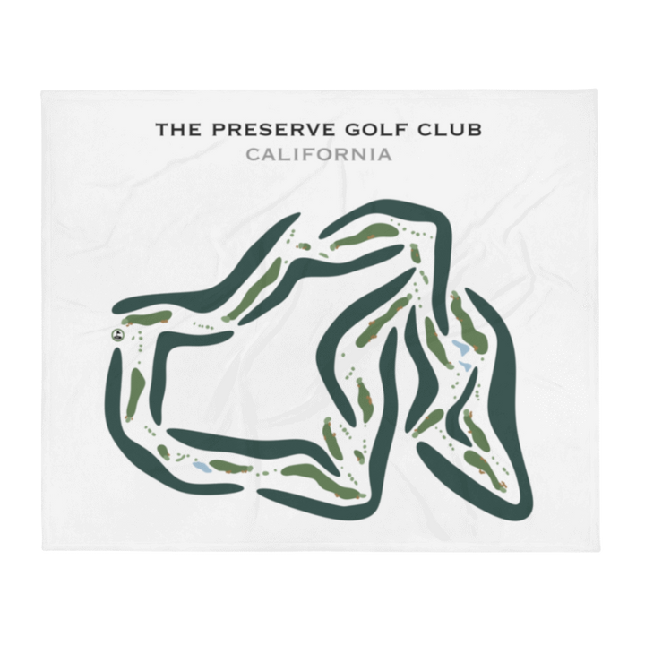 The Preserve Golf Club, California - Printed Golf Courses