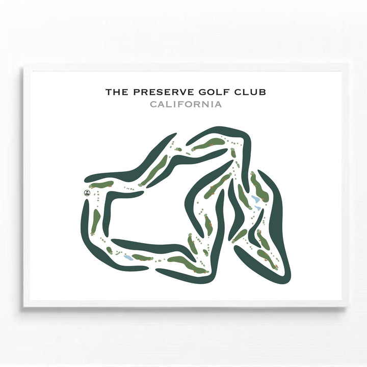 The Preserve Golf Club, California - Printed Golf Courses