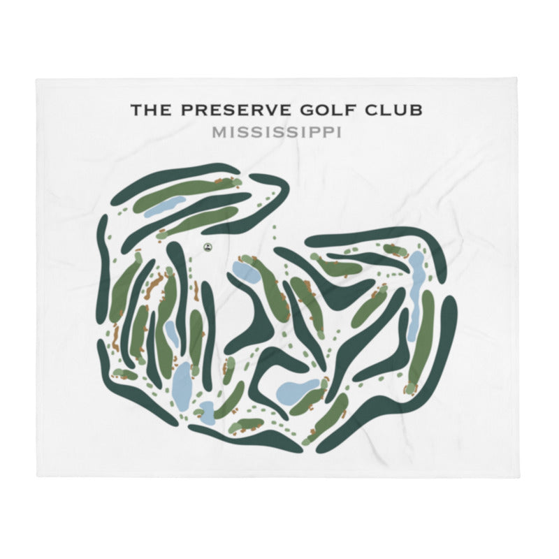 The Preserve Golf Club, Mississippi - Printed Golf Course