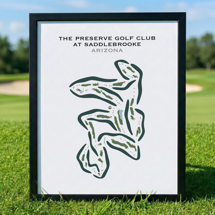 The Preserve Golf Club at SaddleBrooke, Arizona - Printed Golf Courses
