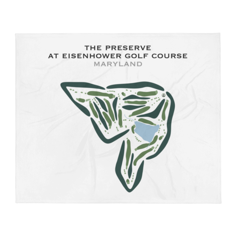 The Preserve at Eisenhower Golf Course, Maryland - Printed Golf Courses