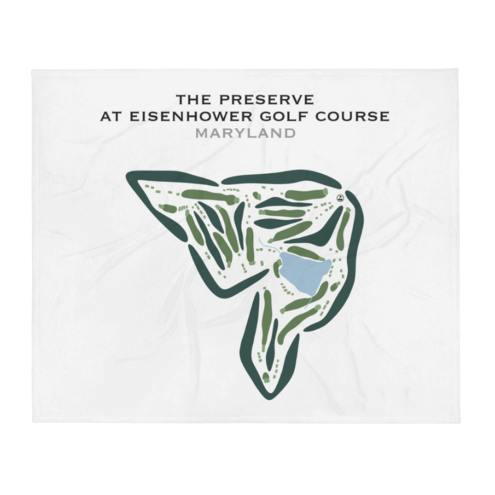 The Preserve at Eisenhower Golf Course, Maryland - Printed Golf Courses