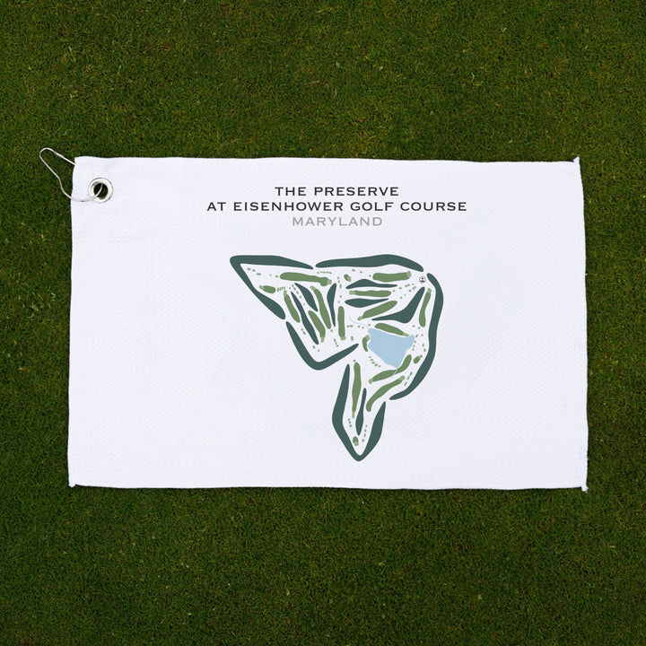 The Preserve at Eisenhower Golf Course, Maryland - Printed Golf Courses