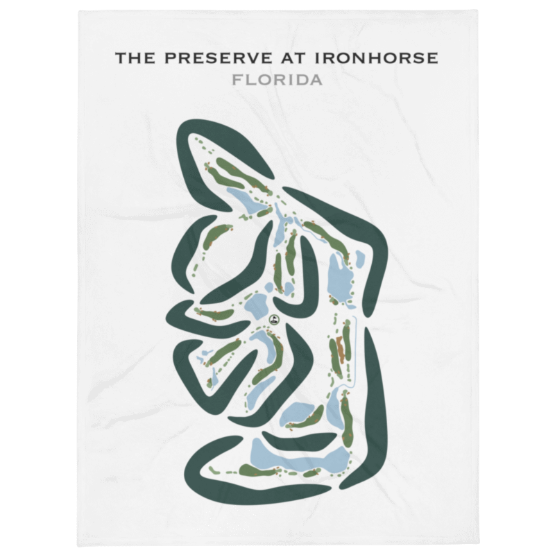 The Preserve at Ironhorse, Florida - Printed Golf Courses
