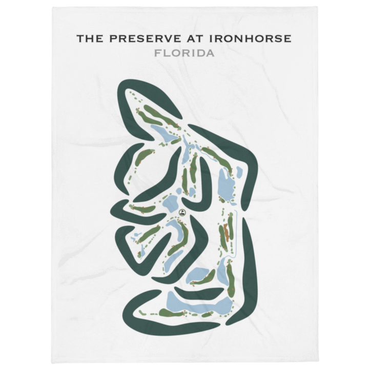 The Preserve at Ironhorse, Florida - Printed Golf Courses