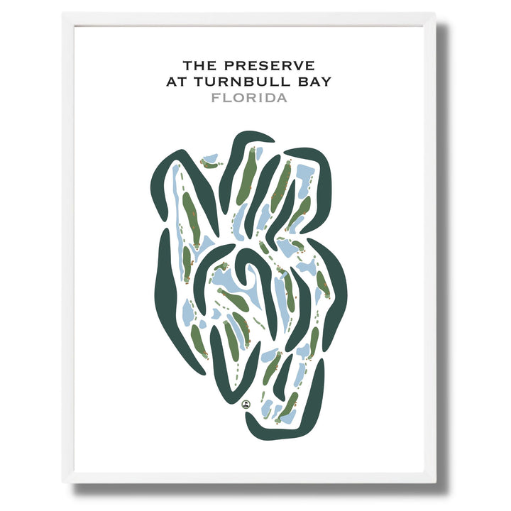 The Preserve At Turnbull Bay, Florida - Printed Golf Courses