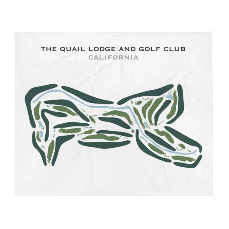 Quail Run & Golf Club, California - Printed Golf Course